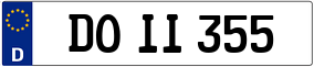 Truck License Plate
